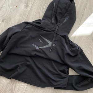 Gymshark cropped cross back hoodie